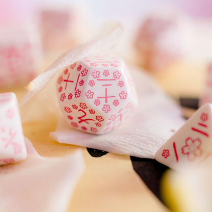 Japanese Dice - Cherry Blossom Petals