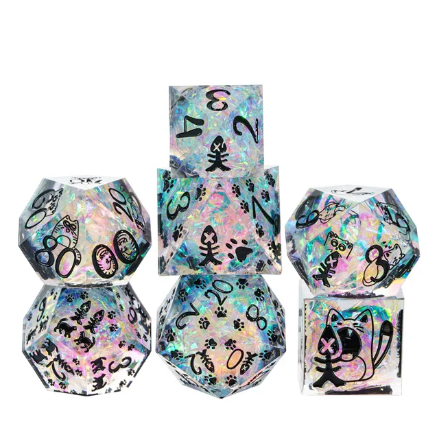 Sparkling Cats Dice