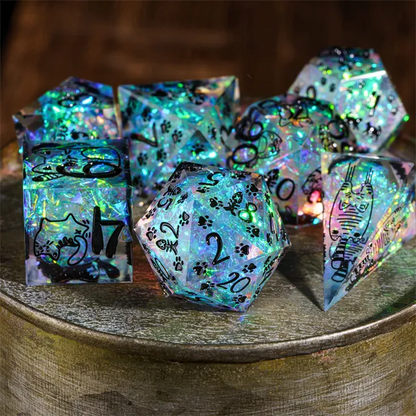 Sparkling Cats Dice