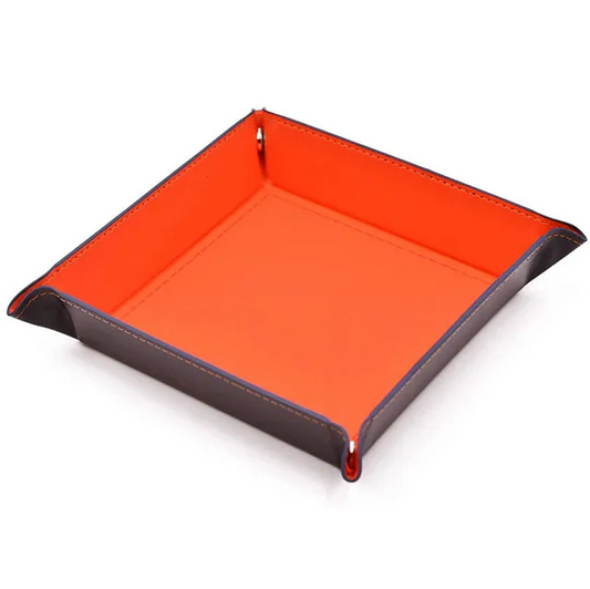 Square Dice Tray - Orange