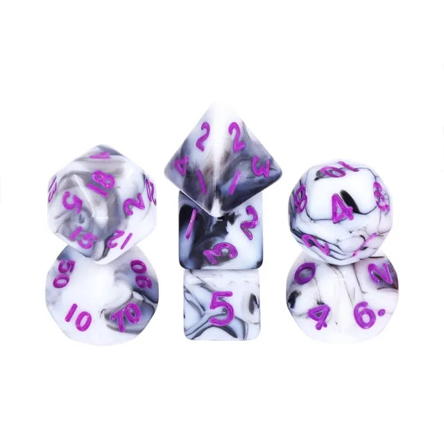 White & Black Blend (Purple Font) #12