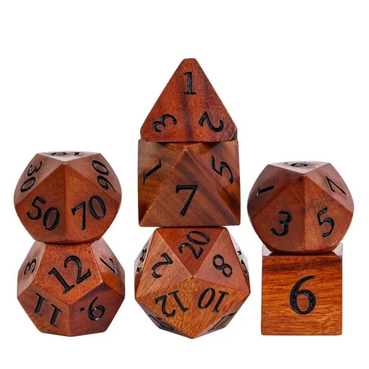 Wooden Dice - Bubinga