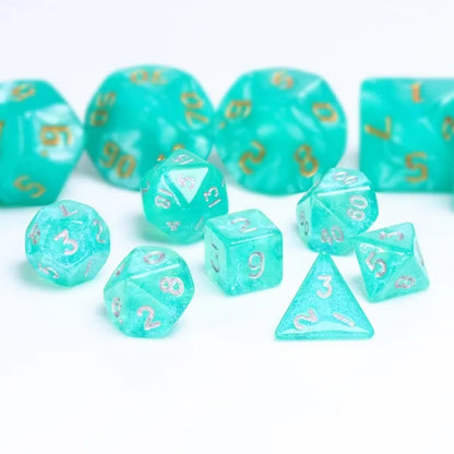 Teal Translucent Glitter #19