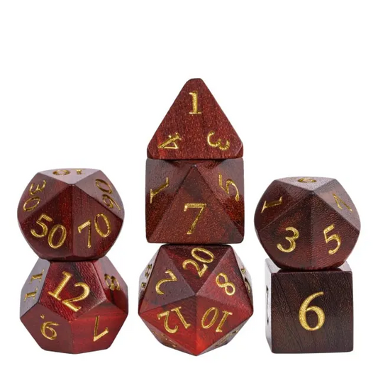 Wooden Dice - Camwood
