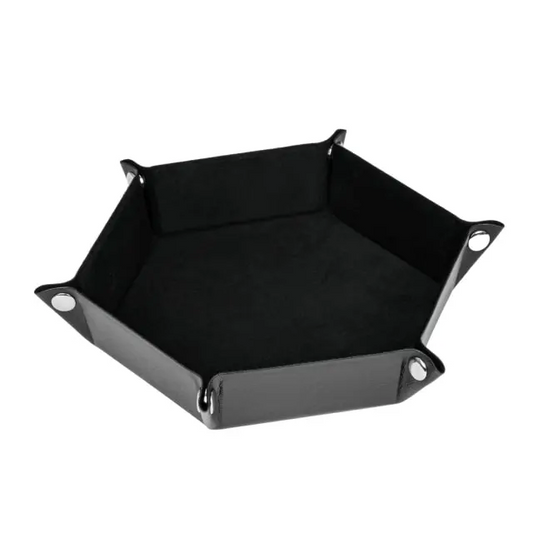 Hexagonal Dice Tray - Black
