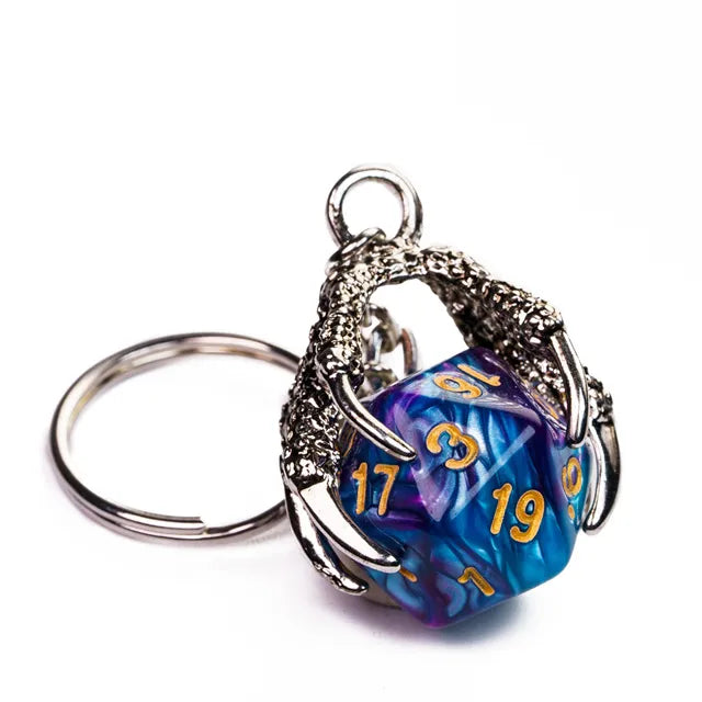 D20 Dragonclaw Keyring