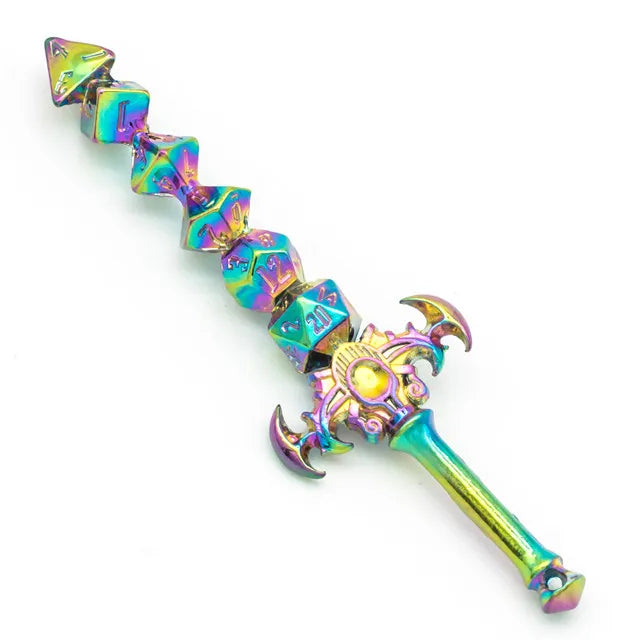 Dice Sword Keyring