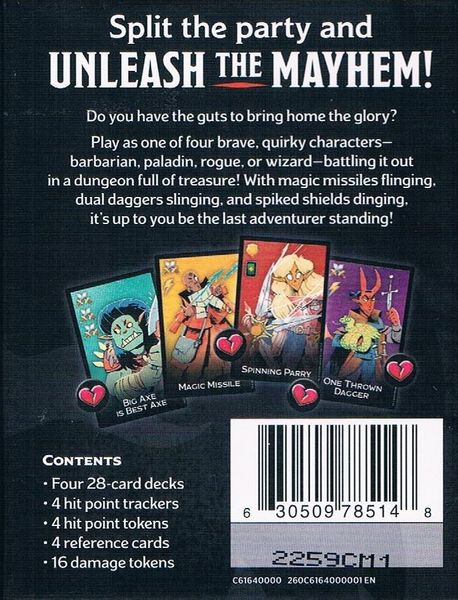 Dungeons & Dragons: Dungeon Mayhem Card Game