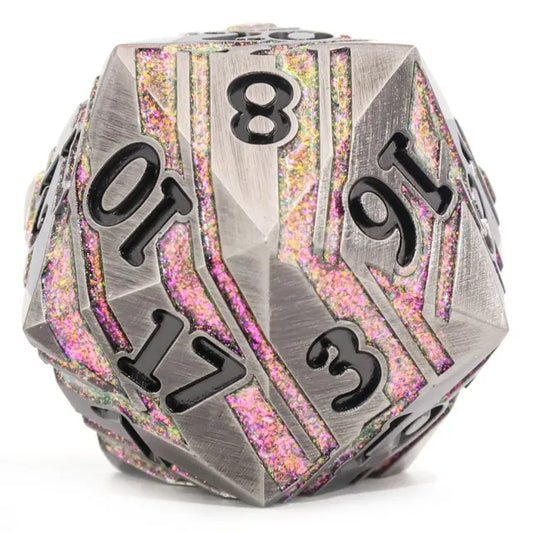 35mm Steel & Purple Metal D20