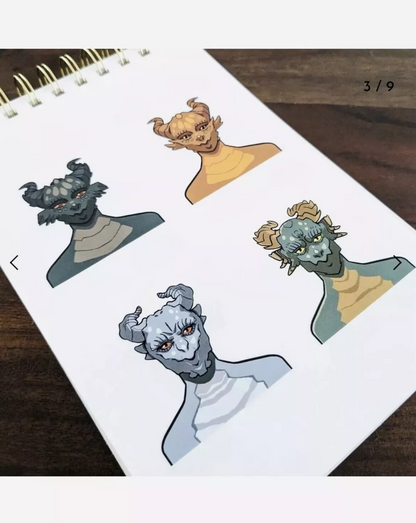 Wanderer's Companion: Portrait Sticker Book